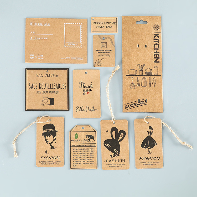 Zeal X、持続可能な包装用の環境に優しいカスタムクラフト紙ハングタグを発売