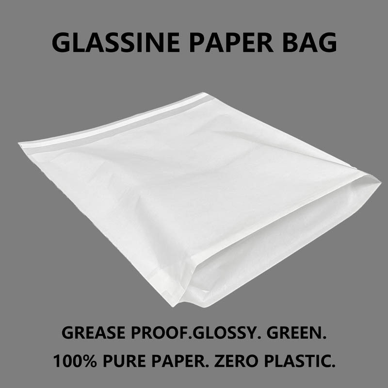 底部ガセットグラシン紙袋がプラスチックフリーの包装革新をサポート