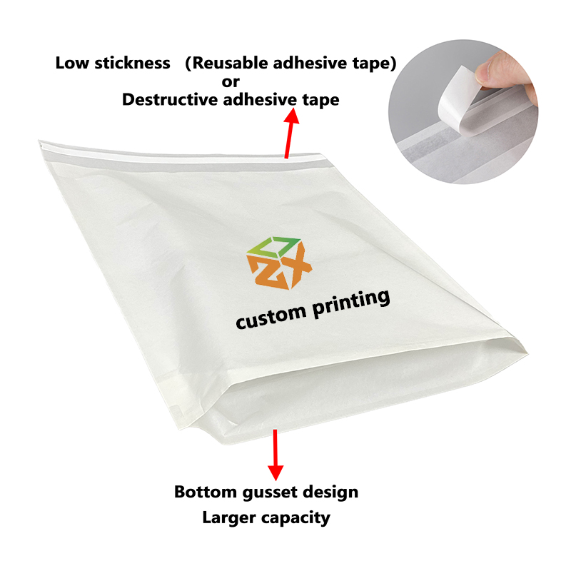 Glassine Paper Bag with Bottom Gusset